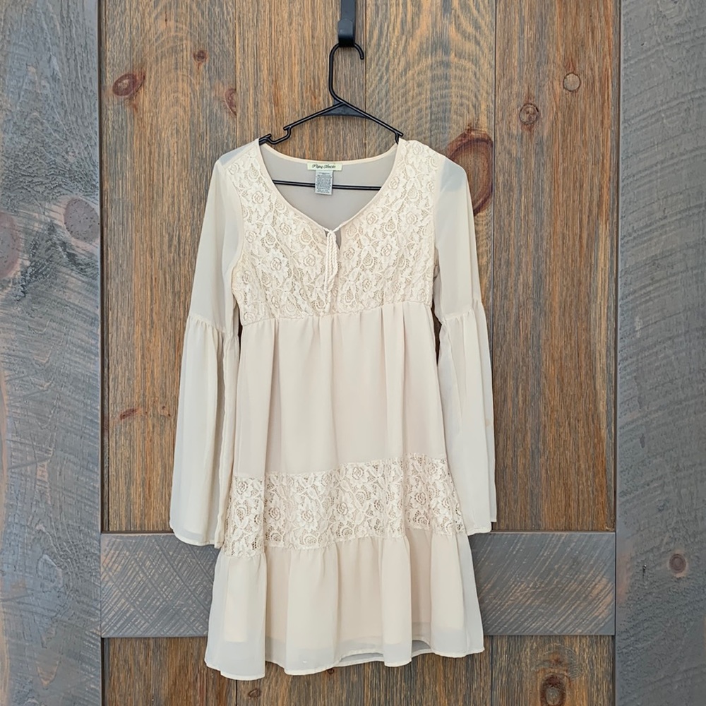 Cream colored dress